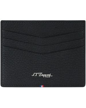 ST Dupont Textured Card Holder - Black