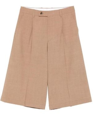Berwich Pantalones Cortos Linda Con Pinzas - Neutro