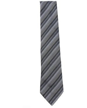 Missoni Patterned Tie - White