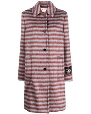 Marni ストライプ シングルコート - マルチカラー