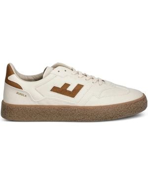 Flamingos Burela Bold Logo Sneakers - White