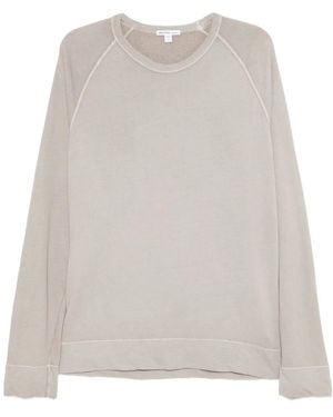 James Perse Vintage French Terry Sweatshirt - White
