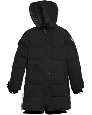 Canada Goose Shelburne Hooded Quilted Parka - Black