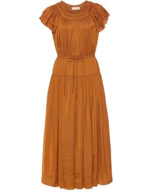 Ulla Johnson Kalesta Jurk - Bruin