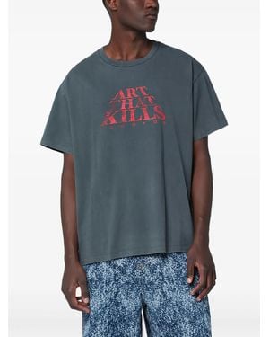 GALLERY DEPT. Logo Printed T-Shirt - Grey
