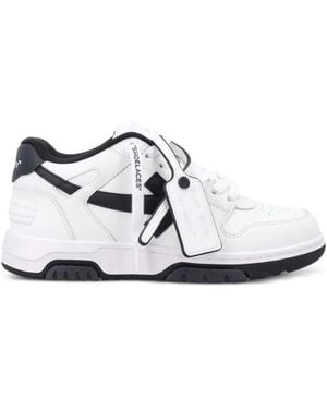 Off-White c/o Virgil Abloh Out Of Office Leather Sneakers - White