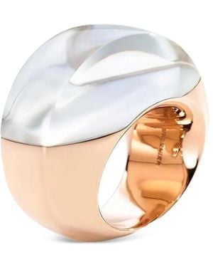 Vhernier Bague Aladino En Or 18Ct Sertie De Nacre - Blanc