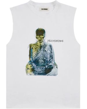Alchemist Sleeveless T-Shirt - White