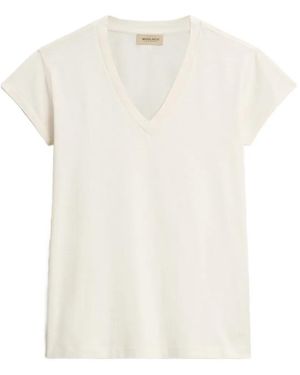 Woolrich Slub-Fabric V-Neck T-Shirt - White