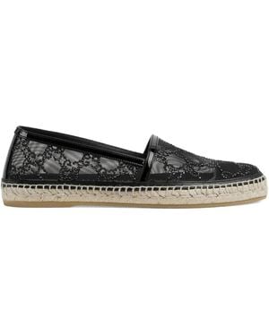 Gucci Espadrilles With Gg Crystals - Multicolour