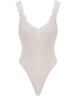 MANURI Isabelle Bodysuit - White