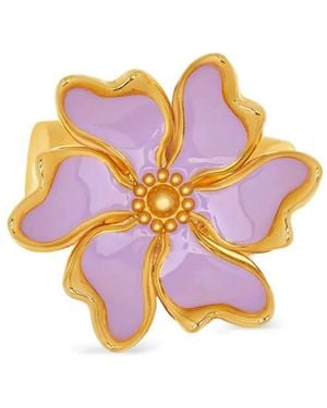 Oscar de la Renta Cherry Blossom Ring - White