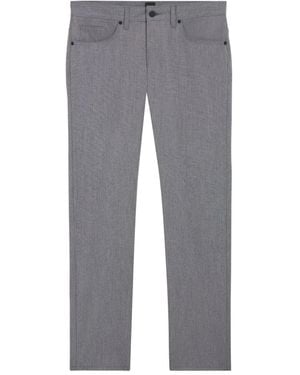 BOSS Melierte Slim-Fit-Hose - Grau