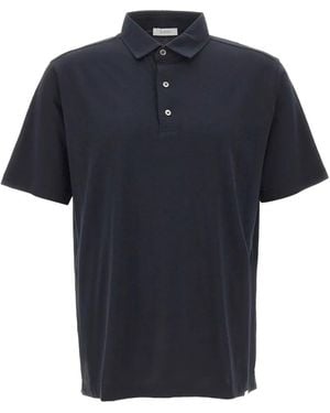 Diktat Cotton Polo Shirt - Blue