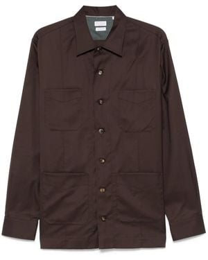 Brunello Cucinelli コットン シャツ - ブラウン