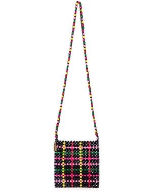 Nannacay Gisele Beaded Crossbody Bag - White