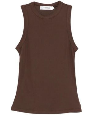 AYA MUSE Sleeveless Tank Top - Brown