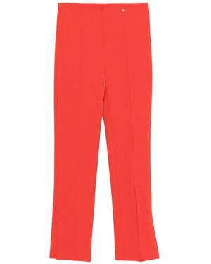 Marc Cain Logo-Appliqué Trousers - Red