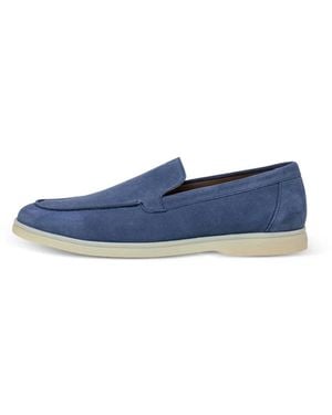 Hackett Martin Suede Loafers - Blue