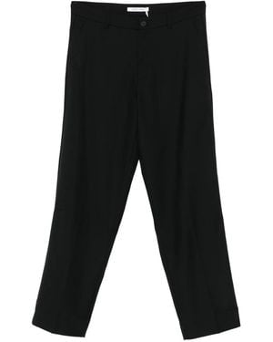 Samsøe & Samsøe Straight-Leg Tailored Trousers - Black