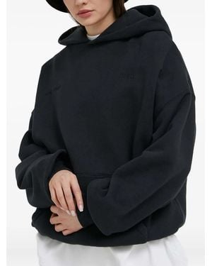 »preach« Sudadera Con Capucha Y Logo Bordado - Azul