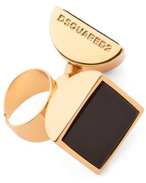 DSquared² ^ anillo doble - Blanco