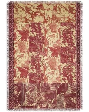 Pierre Louis Mascia Aloeuw Patterned Scarf - Pink