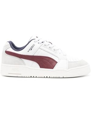 PUMA Slipstream Low Retro Lace-Up Trainers - White