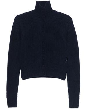 Remain Cardigan A Coste - Blu