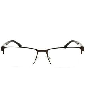 BOSS Rectangle-Frame Glasses - White