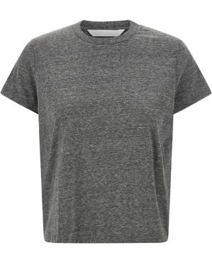 Mother Crew Neck Short Sleeve T-Shirt - Grey