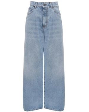 GIUSEPPE DI MORABITO Wide-Leg Jeans - Blue