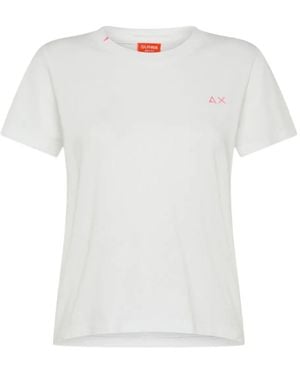 Sun 68 コットン Tシャツ - ホワイト