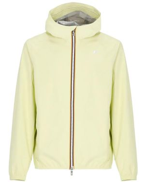 K-Way Jack Logo-Print Hooded Coat - Metallic