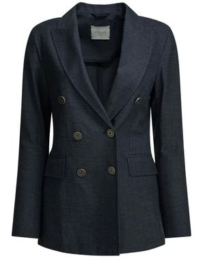 Circolo 1901 Double-Breasted Blazer - Blue