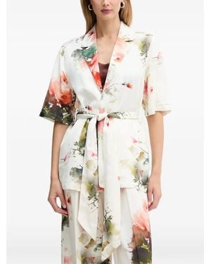 Silvian Heach Floral-Print Blouse - White