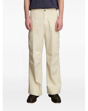 Palmes Herringbone Cargo Pants - Natural