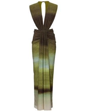 what color shoes with lime green dress Baobab - Lexi emerald satin long dress main image 1