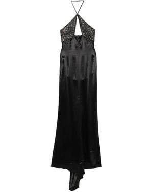 The Attico Sleeveless Maxi Dress - Black
