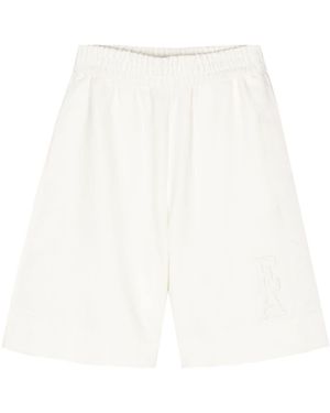 Emporio Armani Trainingsshorts Met Geborduurd Logo - Wit