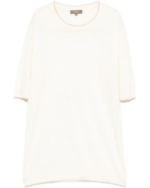 N.Peal Cashmere クルーネック Tシャツ - ホワイト