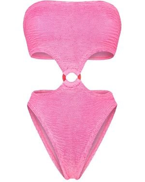Paramidonna Bañador Tanya Con Anillo - Rosa