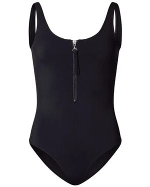 Loulou de Saison Zip-Fastening Swimsuit - Blue