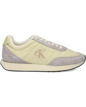 Calvin Klein Retro Runner Sneakers - Weiß