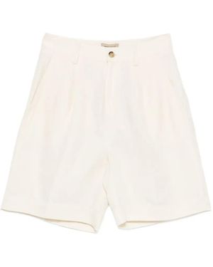 Woolrich Linen Blend Shorts - White