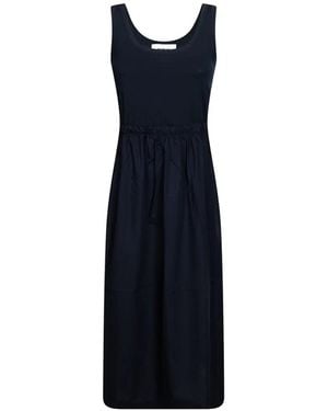 Alpha Studio Drawstring Maxi Dress - Blue