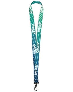 Oakley Logo-Print Lanyard - Blue