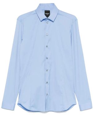Patrizia Pepe Hemd aus Popeline - Blau