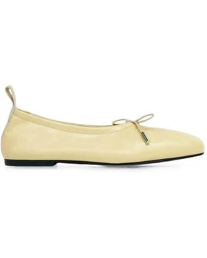 Alohas Rosalind Bow-Detail Ballet Flats - Natural