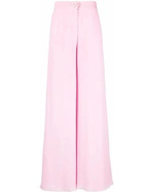 Moschino High-waisted Flared Pants - Pink